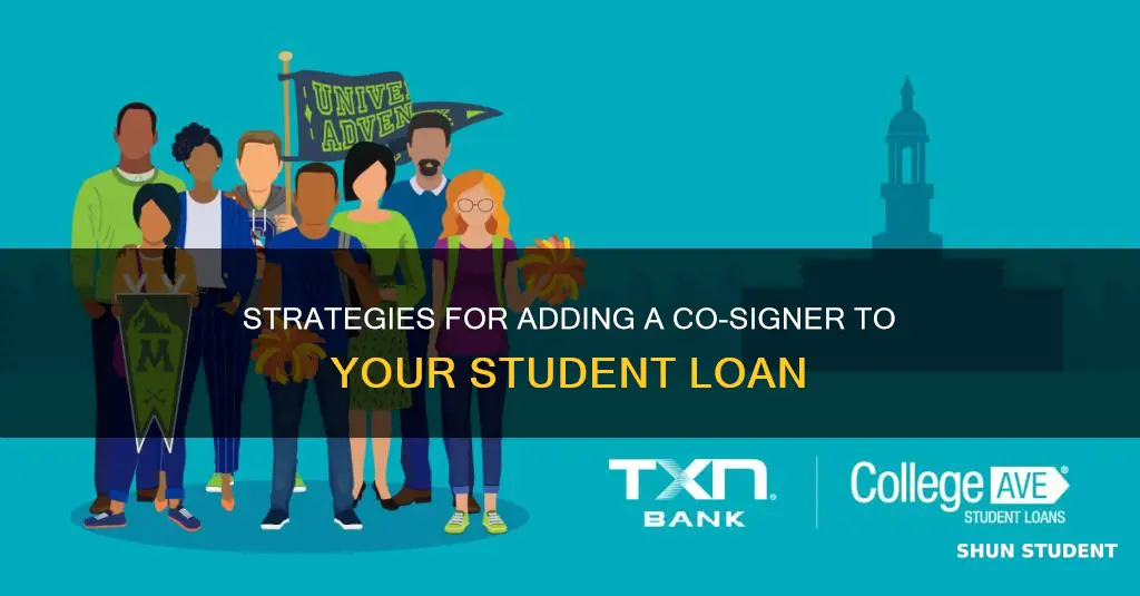 how to add another person to pay for student loan