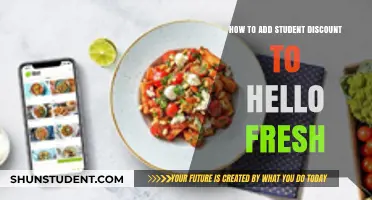 Save on Meals: Adding Student Discount to Hello Fresh Easily