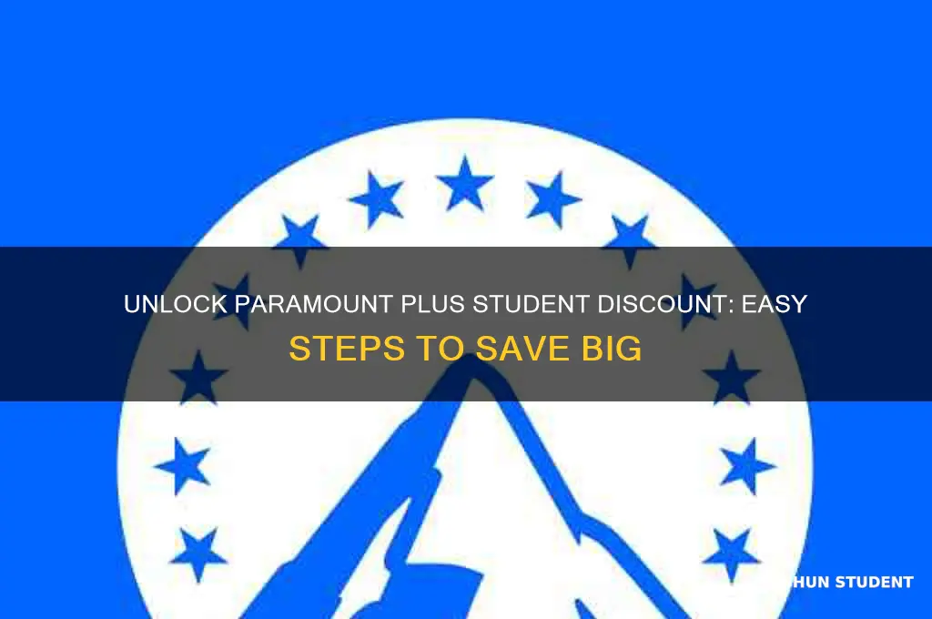 how to add student discount to paramount plus