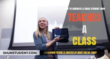Respectful Titles: Addressing Grad Student Instructors in the Classroom