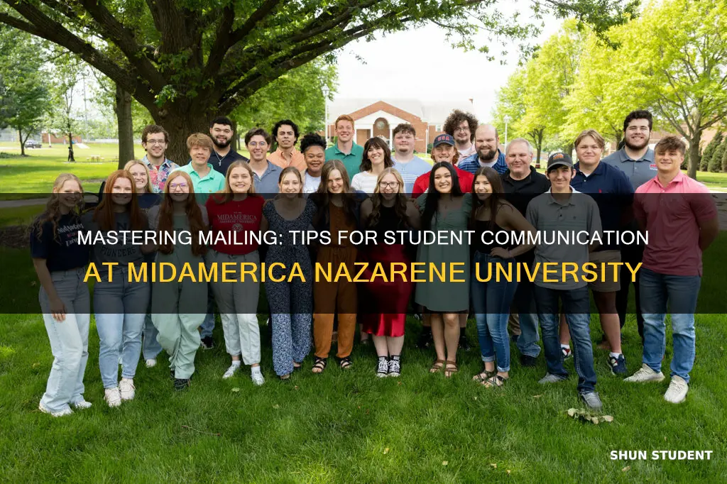 how to address student mailing at midamerica nazarene university