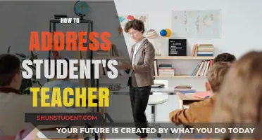 Respectful Communication: A Guide to Addressing Your Student's Teacher