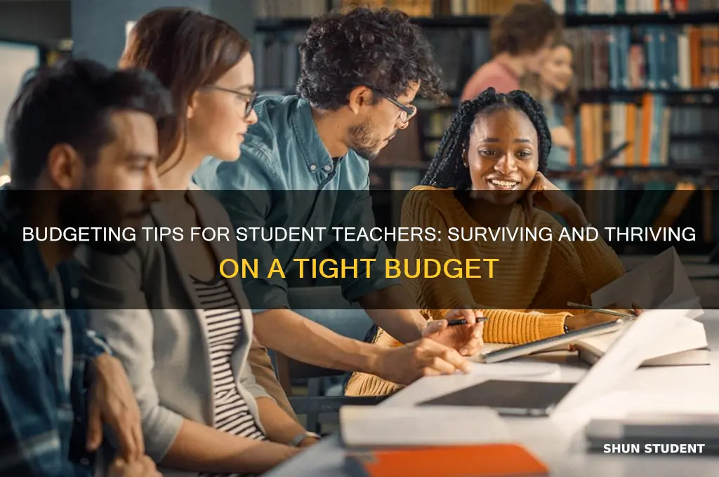 how to afford living while student teaching