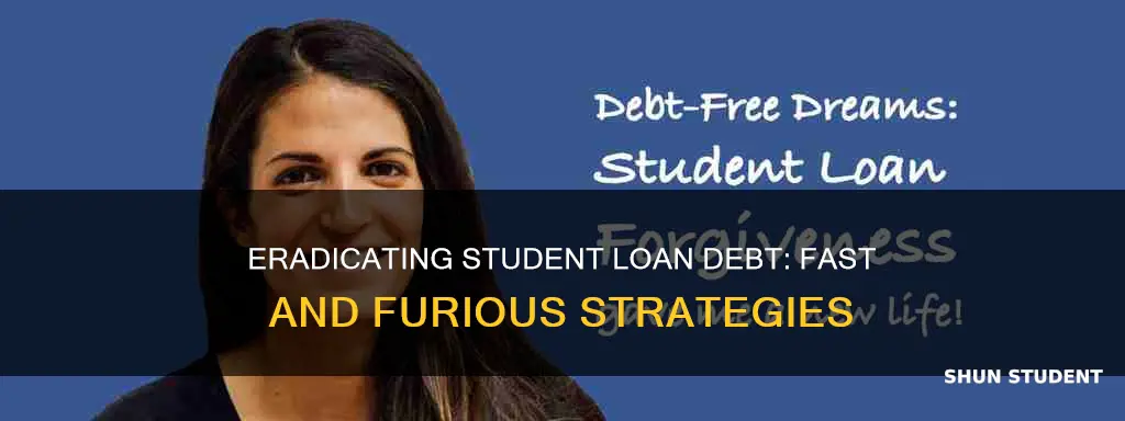 how to aggressively pay off student loan debt
