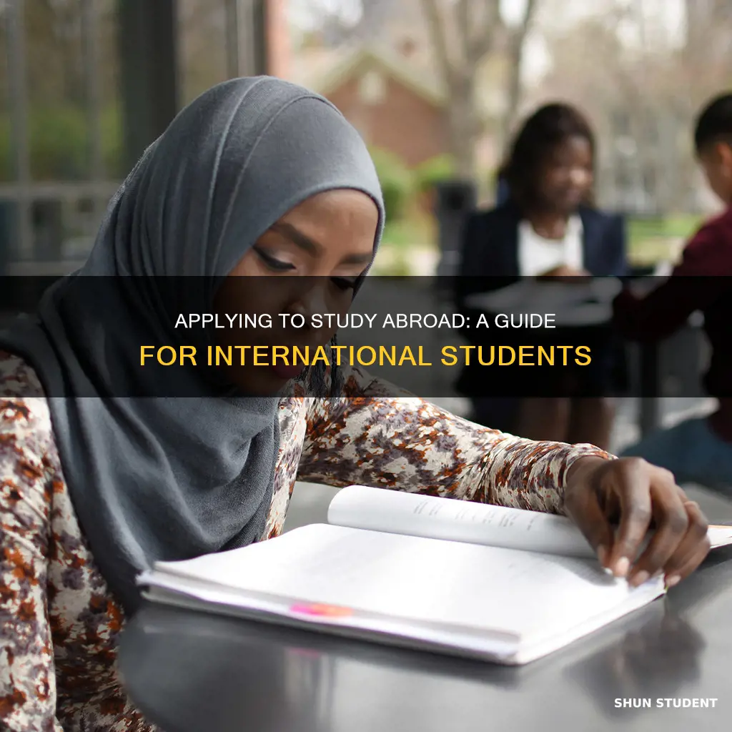 how to apply as an international student
