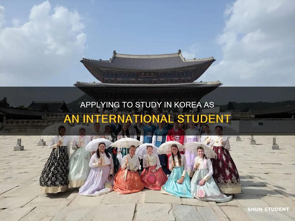 how to apply as international student korea