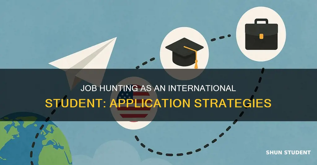 how to apply for a job as an international student