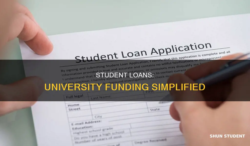 how to apply for a student loan for university