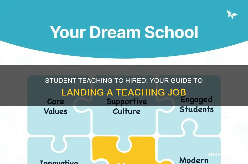 how to apply for a teaching job while student teaching