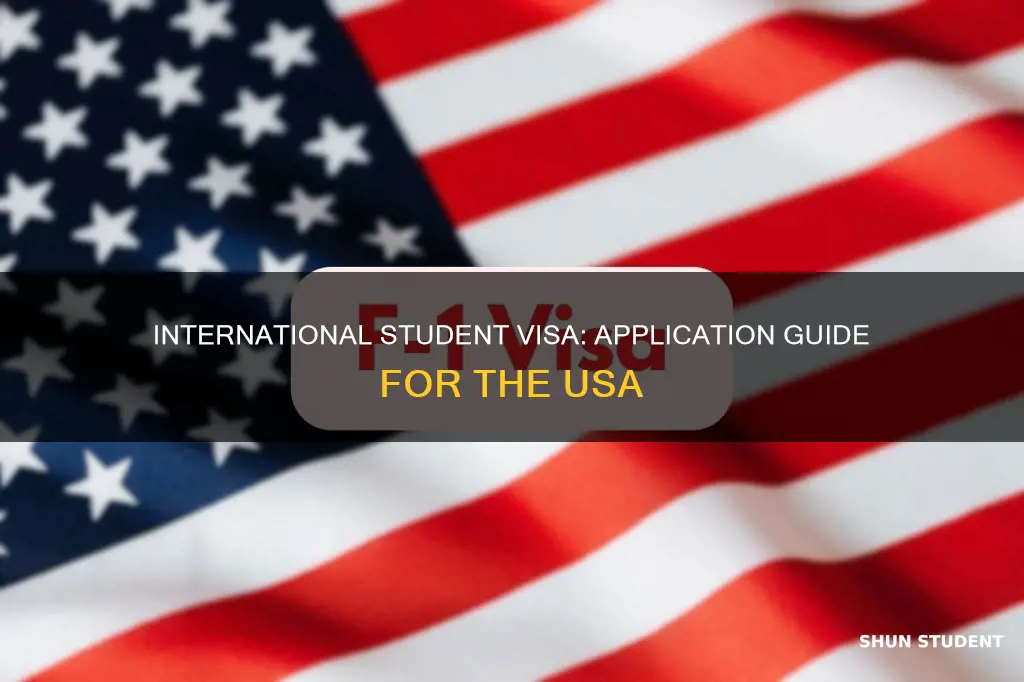 how to apply for international student visa in usa