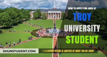 Troy University Student Job Application Guide