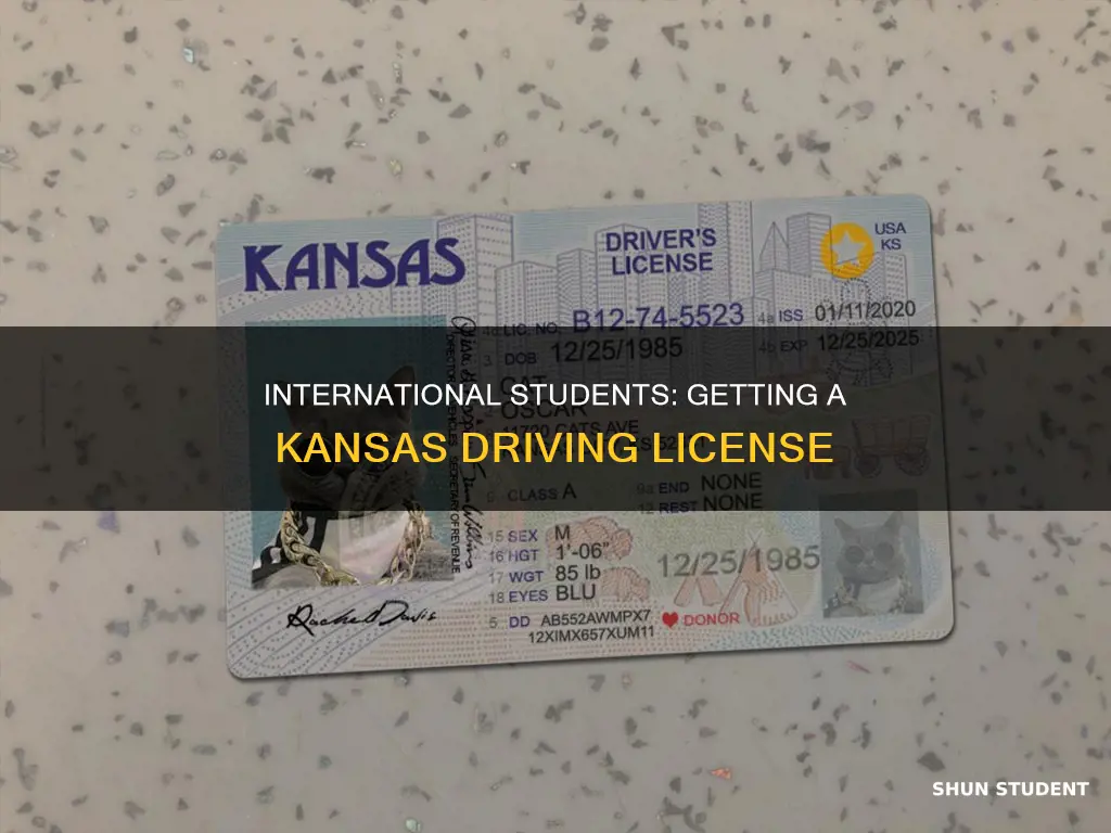 how to apply for kansas driving license in international students