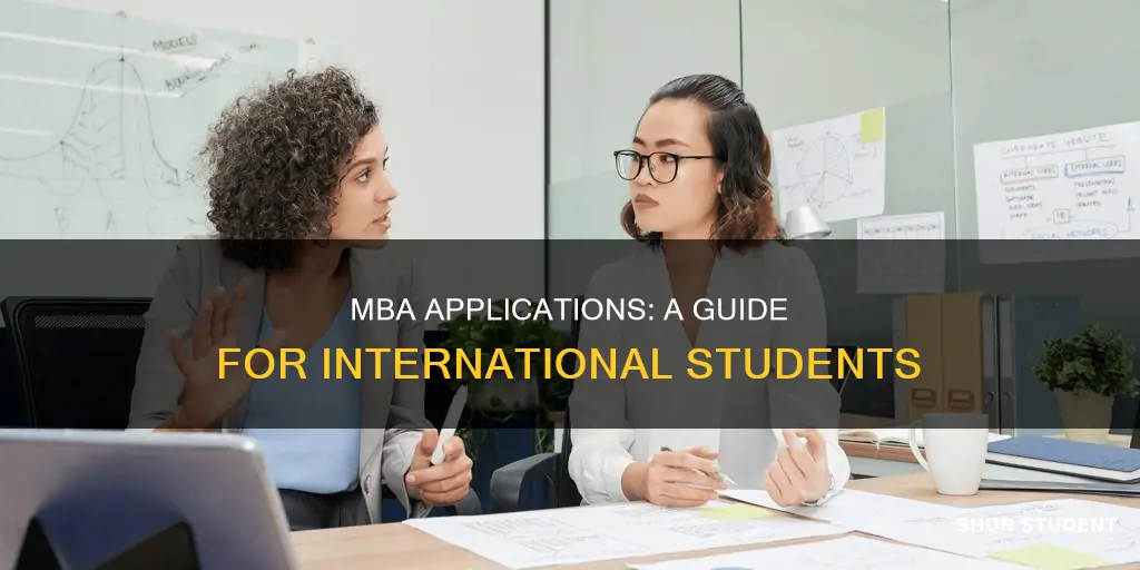 how to apply for mba international students in usa