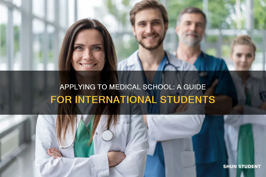 how to apply for medical shcool international student