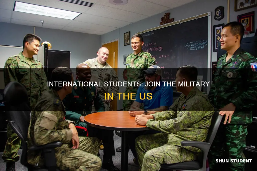 how to apply for military for international student