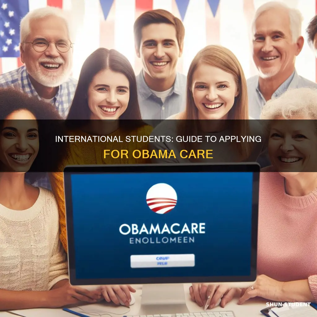 how to apply for obama care as an international student
