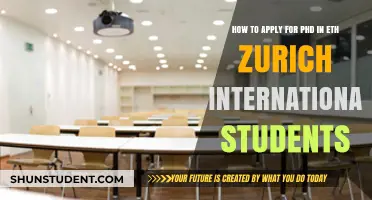 Zurich ETH PhD Application Guide for International Students