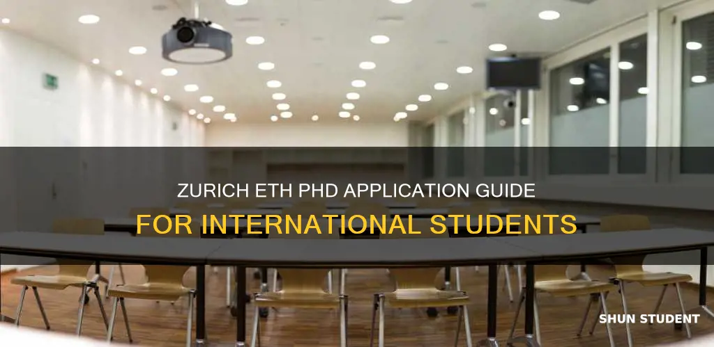 how to apply for phd in eth zurich international students
