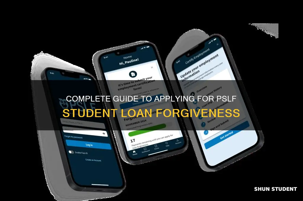 how to apply for pslf student loan forgiveness