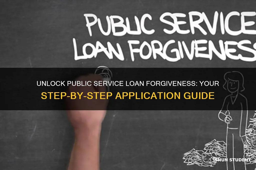 how to apply for public service student loan forgiveness