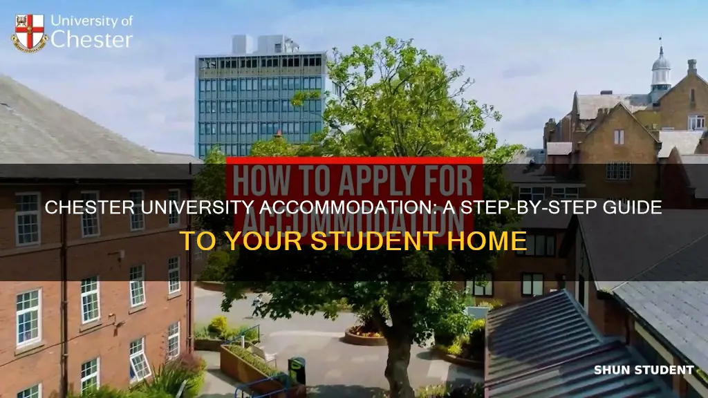 how to apply for student accomodation chester university