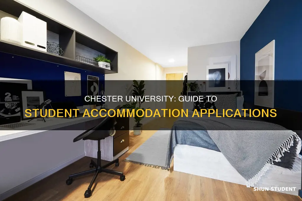 how to apply for student accomodation chester university