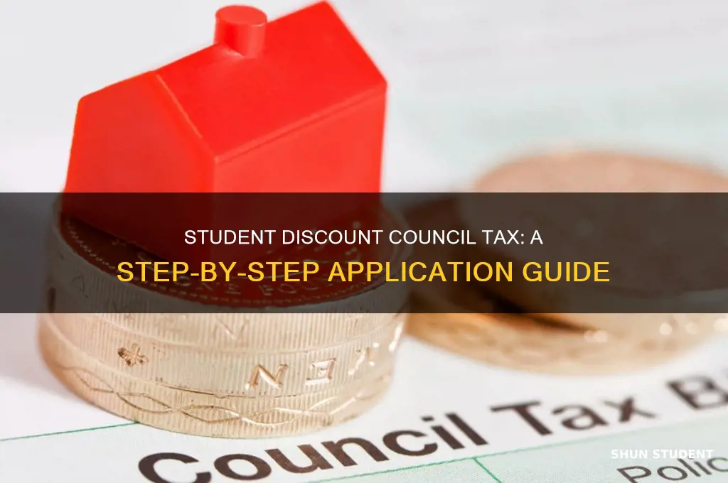 how to apply for student discount council tax