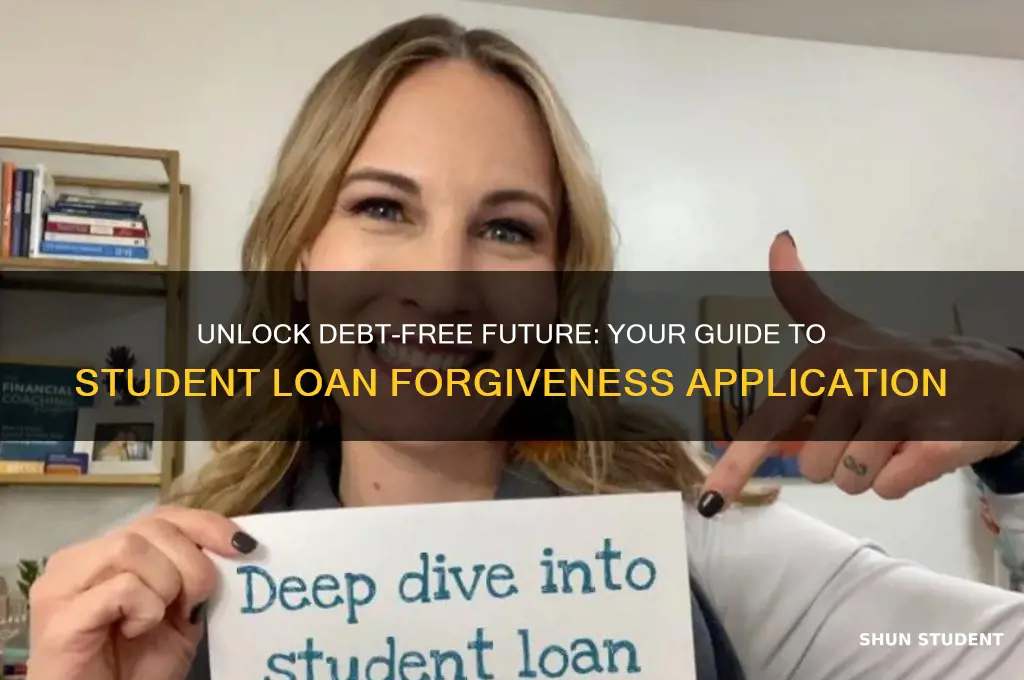 how to apply for student loan forgivness