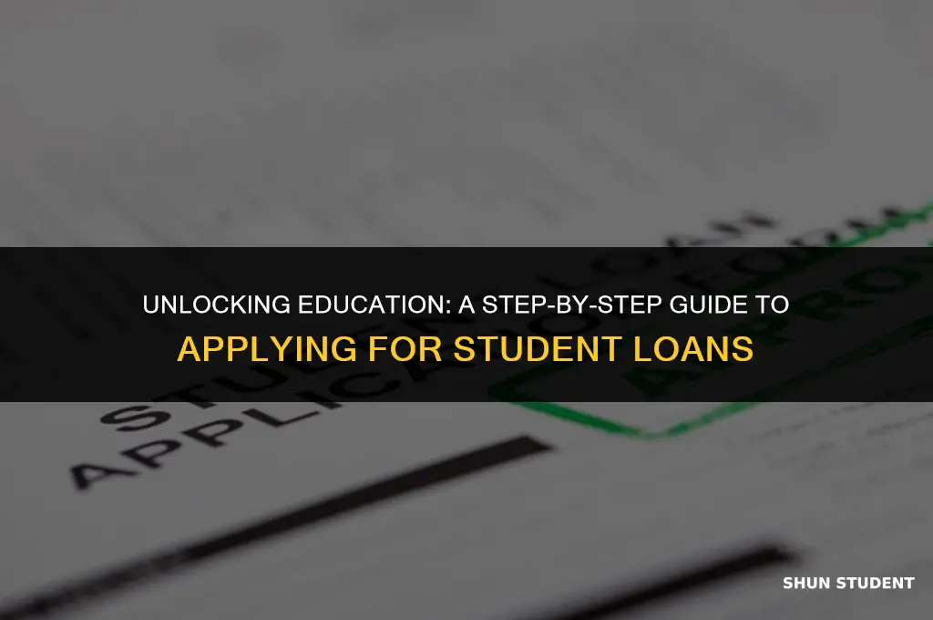 how to apply gor student loans
