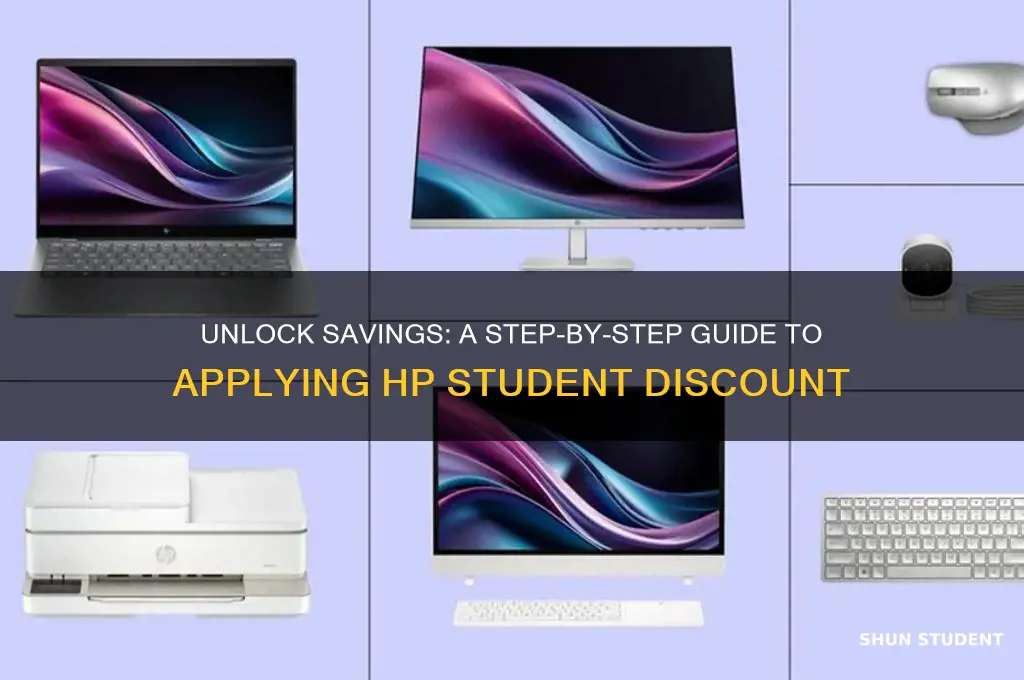 how to apply hp student discount