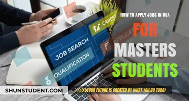 Unlocking Opportunities: A Guide to Job Applications for Master's Students in the USA