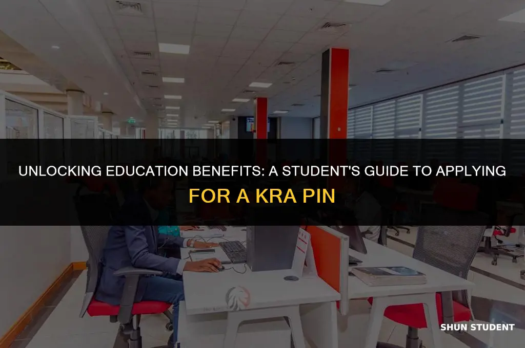 how to apply kra pin for a student