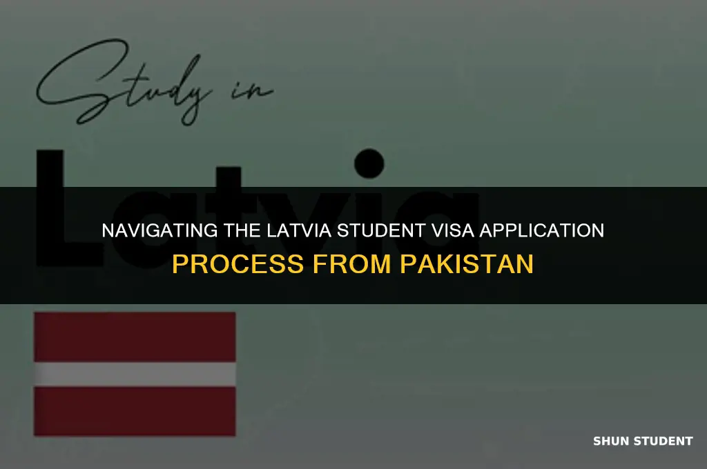 how to apply latvia student visa from pakistan