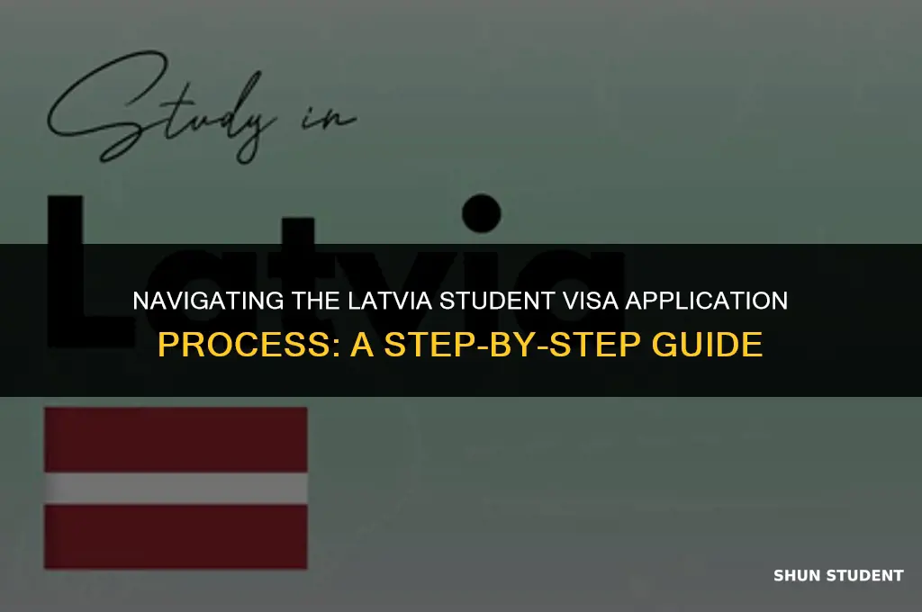 how to apply latvia student visa