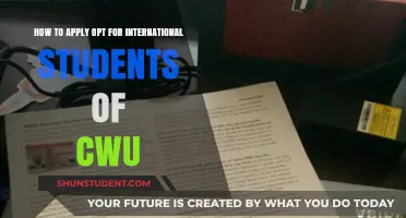 CWU International Students: OPT Application Guide
