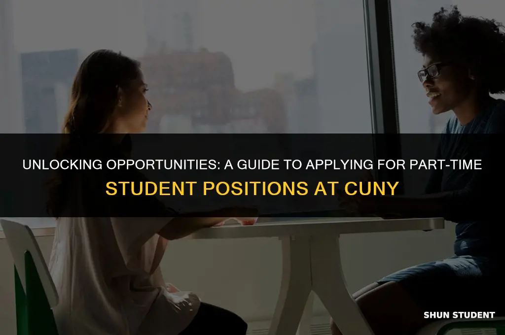 how to apply part time student cuny