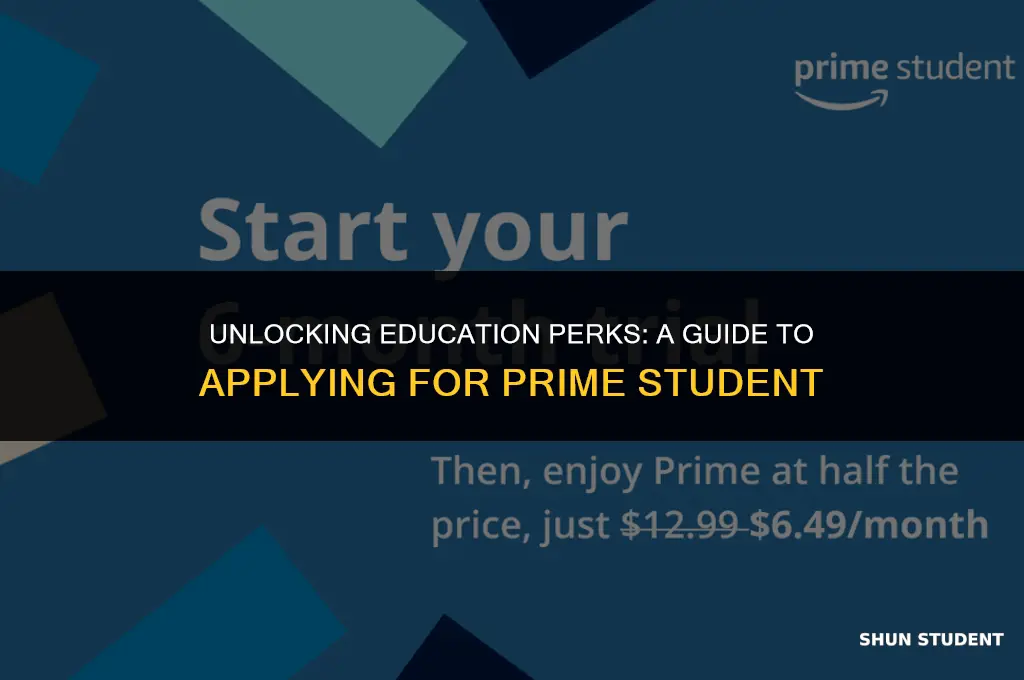 how to apply prime student