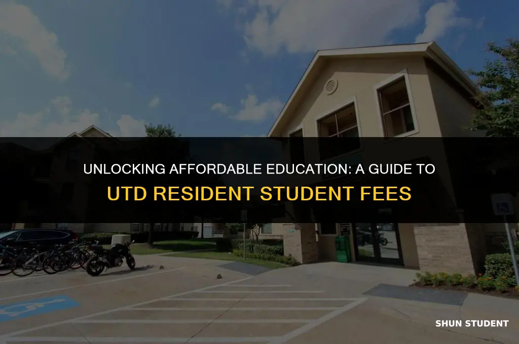 how to apply resident student fee in utd
