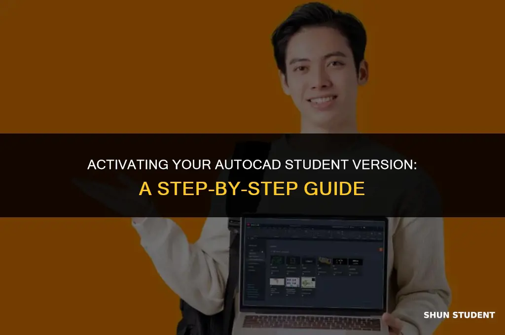 how to apply serial number to autocad student version