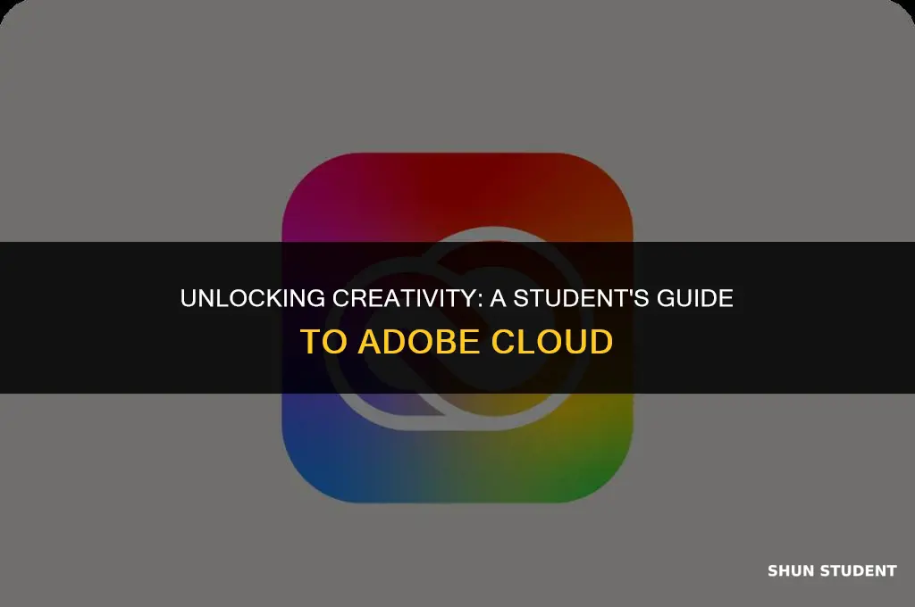how to apply student adobe cloud