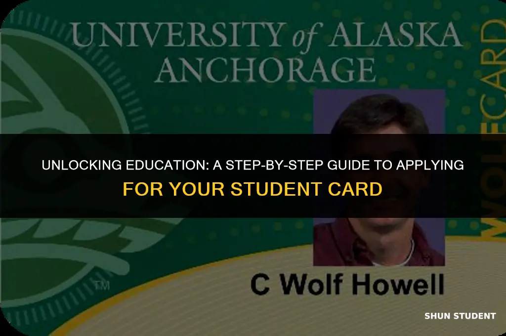how to apply student card