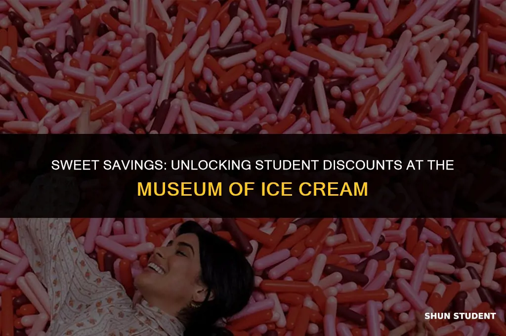 how to apply student code to museum of ice cream