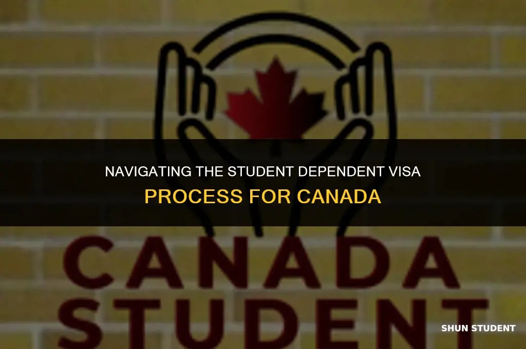 how to apply student dependent visa for canada