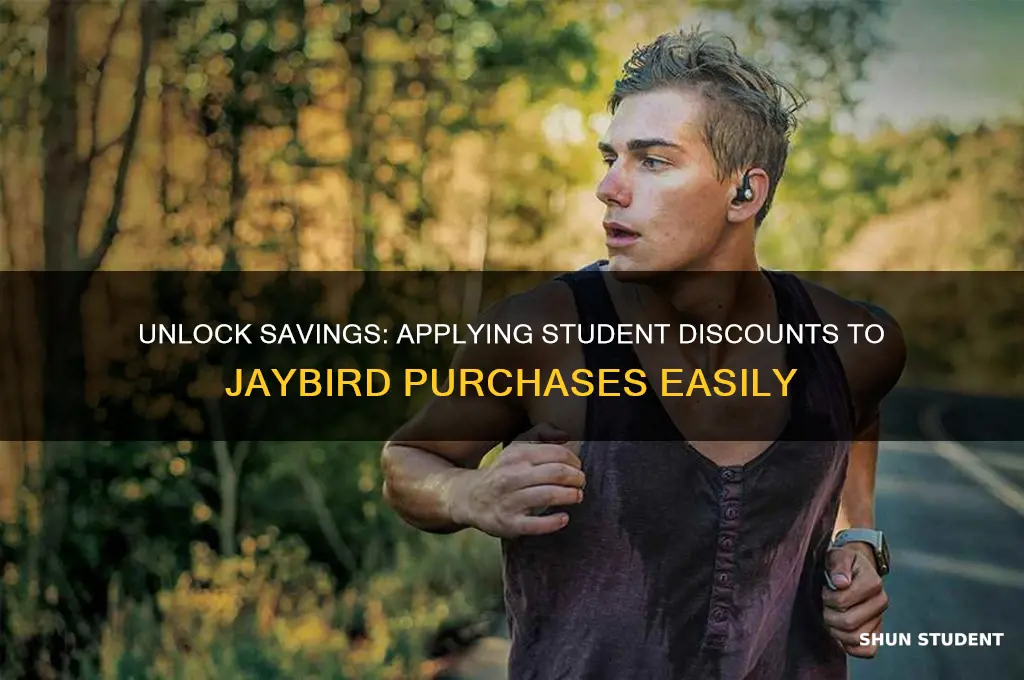 how to apply student discount jaybird