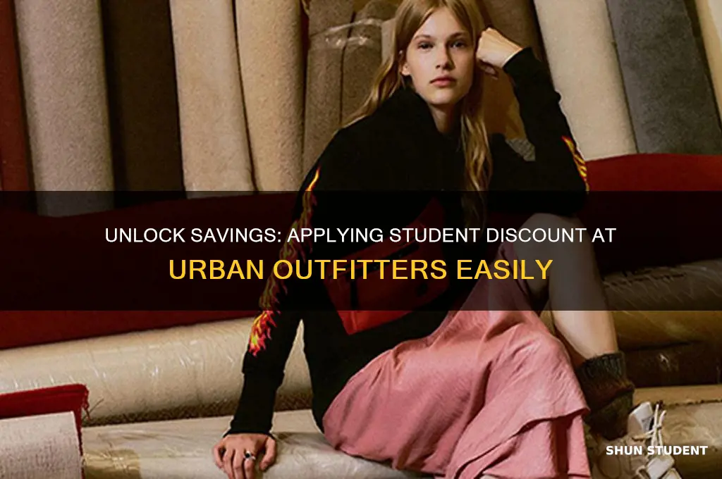 how to apply student discount urban outfitters