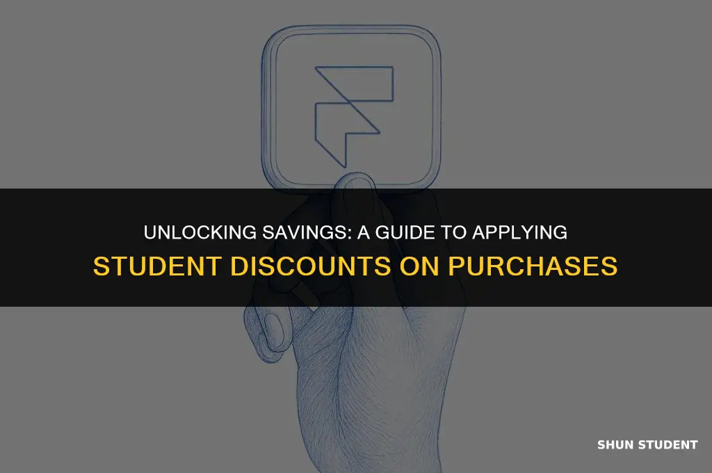 how to apply student discouunt on h