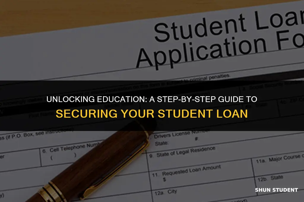 how to apply student loan from bank