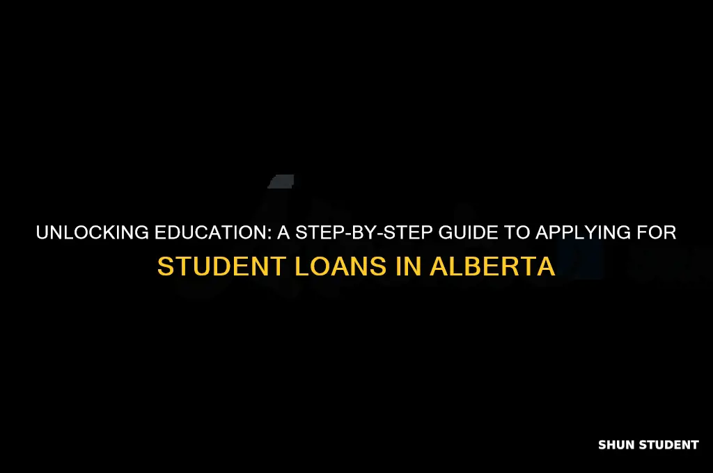 how to apply student loan in alberta