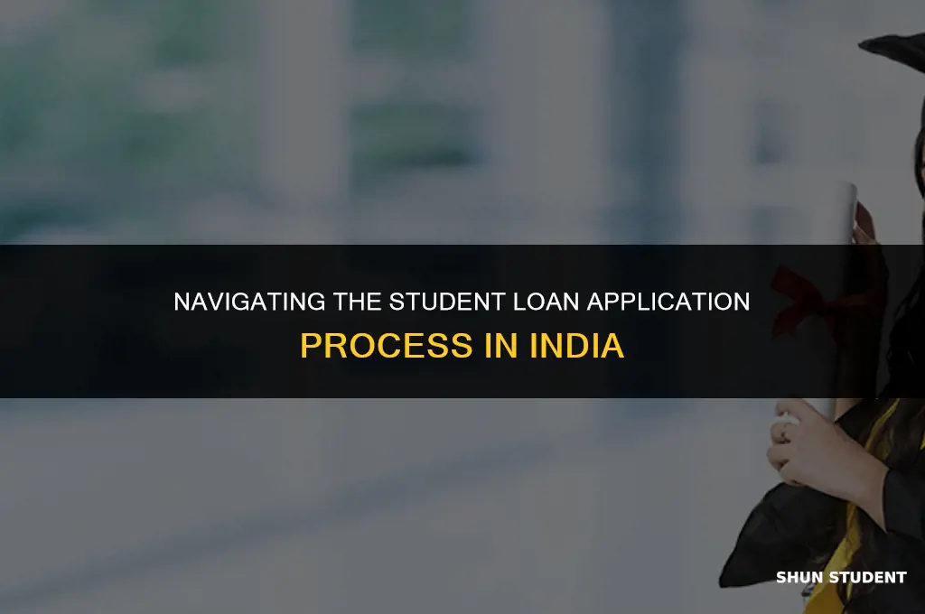 how to apply student loan in india