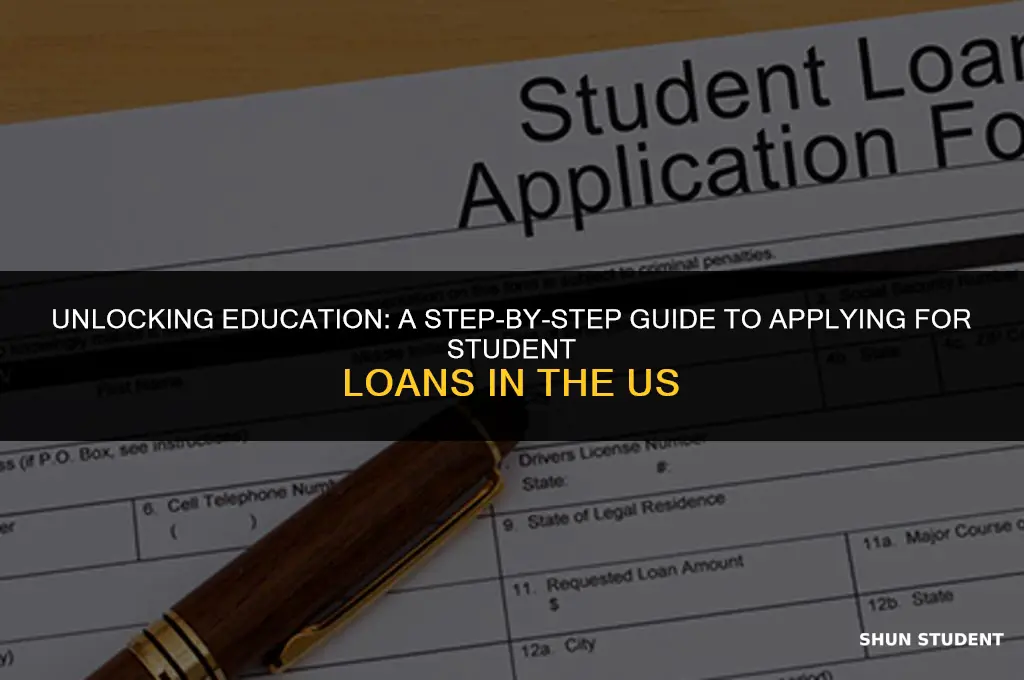 how to apply student loan in us